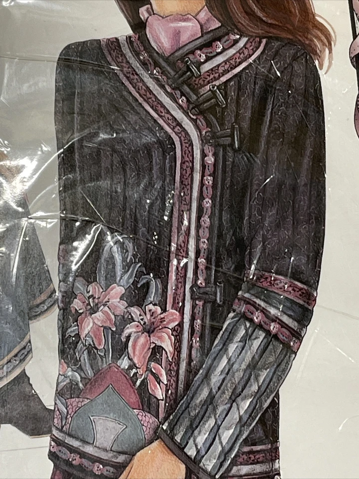 Kit de Costura Chaqueta Acolchada Colección Daisy Kingdom Empress Talla S M L Negro Vino Foto 4 de 4