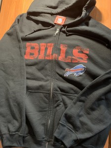 Buffalo Bills Large Hooded Sweatshirt Hoodie Full Zip up &hellip;
