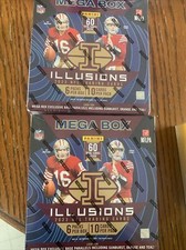 2  Lot 2023 Illusions Football  Mega  Box 🔥🔥🔥