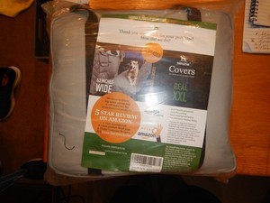 New Tapiona XXL Dog Seat Cover - 63Wx94L Charcoal Grey Back Seat Cover NR