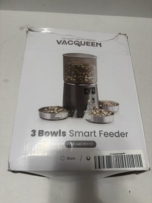 Vacqueen Automatic Cat Feeder for 3 Cats, 6L/25 Cups Smart WiFi Pet Feeder, S...