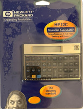 Calcolatrice HP 12C Calcolatrici Finanziarie con Manuale Proprietario NON TESTATA