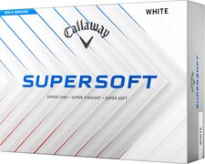 NEW Callaway 2025 Supersoft Golf Balls 1 Dozen White