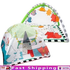 Woodland Sensory Activity Baby Play Gym 3-In-1 Playmat Tummy Time Tent Removable