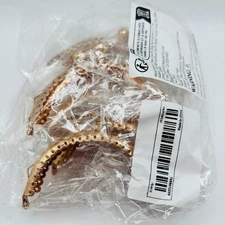 10pcs Metal Purse Frame Clasps with Colorful Beads DIY Bag Handles Gold Tone