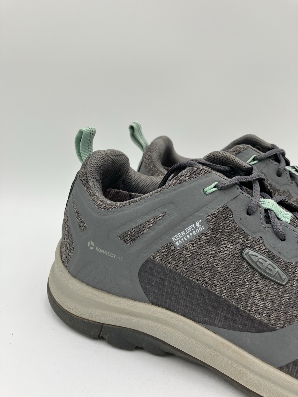 Scarpe da trekking Keen TERRADORA II WP donna LEGGERMENTE USATE grigie taglia US 8 5 MEDIE