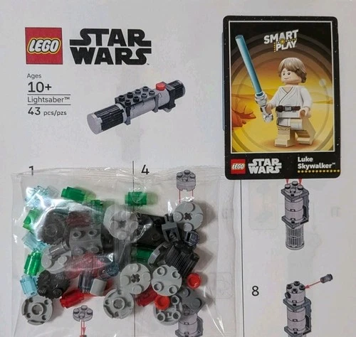 LEGO Star Wars 6626053 LIGHTSABER Make Take + Instructions + Luke Skywalker Card