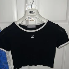 2for1 Price K fashion supersoft fabricstrechble Crop Size XS with MJ Gift shirt