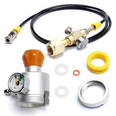 #ad #ad Soda filling co2 adapter refill adapter quick connect Pressure gauge with soda m $115.64