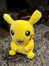 TOMY Pokemon Pikachu Sitting Plush 8-Inch Stuffed Animal
