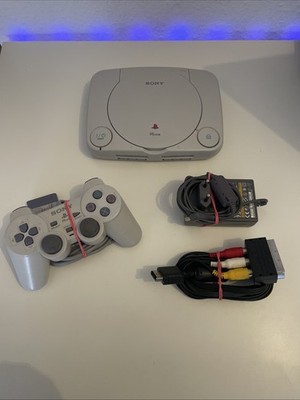 Sony PlayStation 1 PS1 PS One Konsole mit ORIGINAL DualShock Controller   