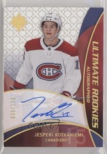2018 Ultimate Collection 2008-09 Retro Rookies /175 Jesperi Kotkaniemi Auto au7