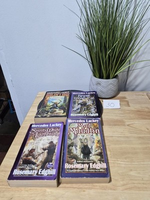 Lot of 4 Bedlam's Bard by Mercedes Lackey & Rosemary Edghill Paperback Books