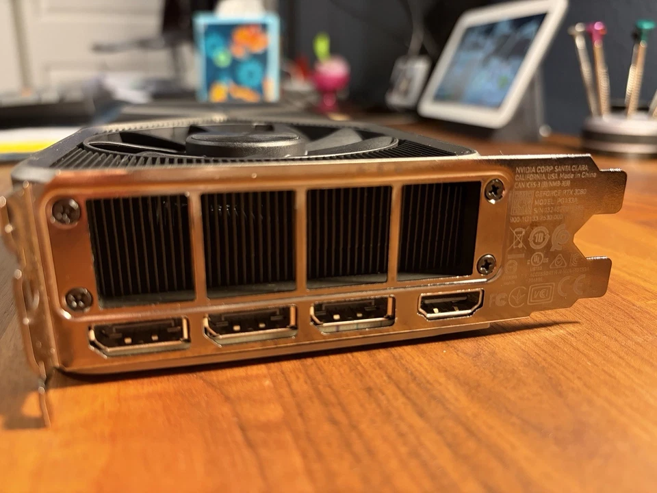 NVIDIA GeForce RTX 3080 Founders Edition 10GB GDDR6X Graphics Card - Image 4 of 4