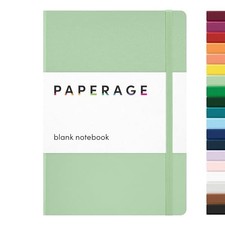 Blank Journal Notebook,  , 160 Pages, Medium 5.6 in x 8 Sage Green D. Blank