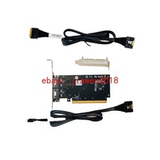 External PCI Express x16 to 2 SlimSAS 8i Adapter PCI-E TO SFF-8654 2 70CM cable
