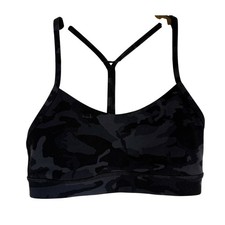 Lululemon Flow Y Nulu Camo Bra Black W2AXYS - 4
