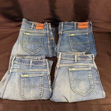 Vintage L.L. Bean Men’s Union Made In USA 36x32 (Lot of 4) Blue Denim Jeans