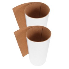 2 Rolls Glue-backed Cork Board Self-adhesive Bulletin for Craft Projects