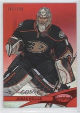 2012-13 Certified Mirror Red 145/199 Jonas Hiller #1 7a1