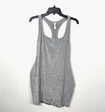 Skims Glitter Swim Dress Womens 2X Nickel Metallic Bodycon Y2K Clubwear
