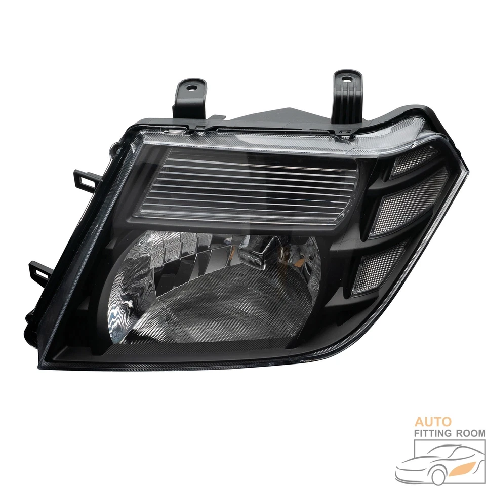 Headlights Assembly For Nissan pathfinder 2008-2012 Black Housing Headlamp L&H - Image 3 of 4