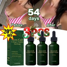 Stem Cell Collagen Peptide Oral Drops Firm Sagging Skin Reduce Wrinkle 30ml