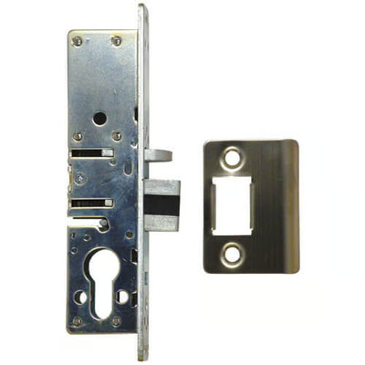 Aluminium Türschloss Deadlatch Euro 5245 Adams Rite Style 24mm Backset (SP652)
