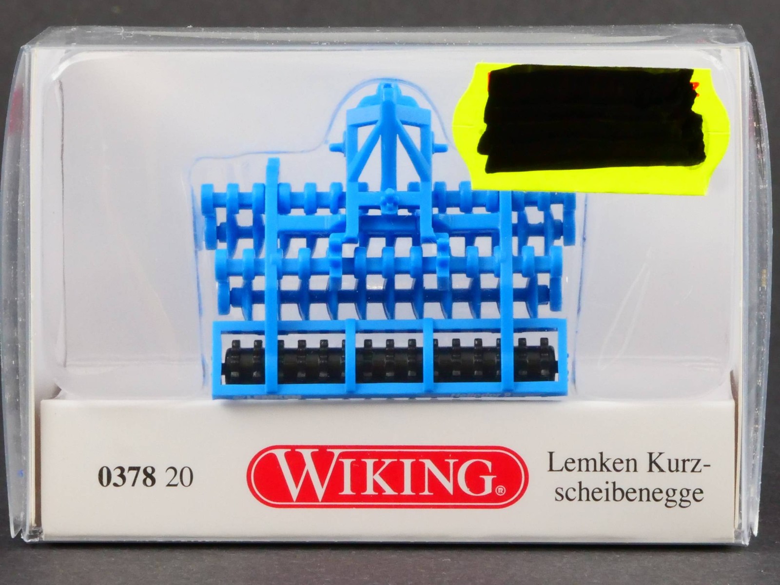 Wiking 037820 Lemken Kurzscheibenegge für Traktor 1:87 wie NEU! OVP BL 1707-04-
