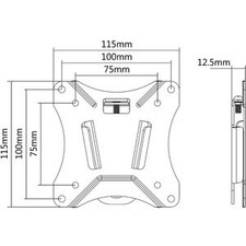 Image of Neomounts Newstar Tv/Monitor Ultrathin Wall Mount Fixed for 10"-30" Screen Black