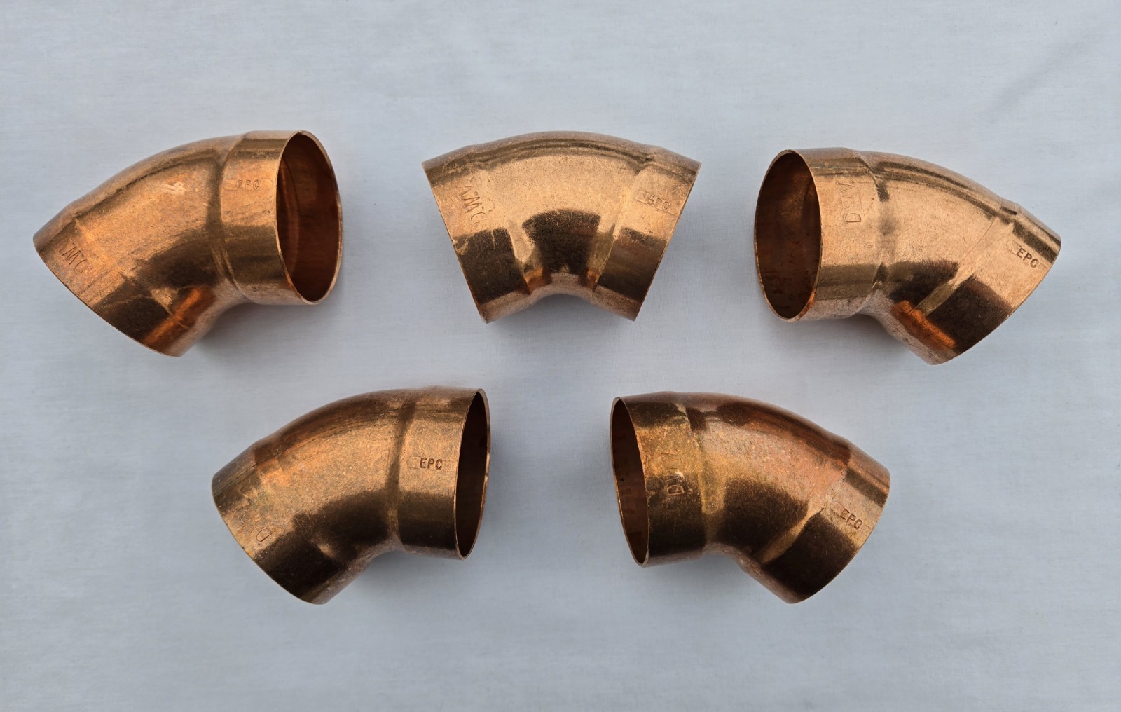 2" Copper 45 Elbow WROT DWV (C x C) LOT OF FIVE