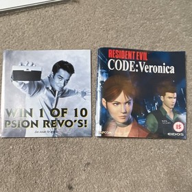 Resident Evil Code: Veronica Sega Dreamcast PAL Boxed Manual 2 Discs CIB
