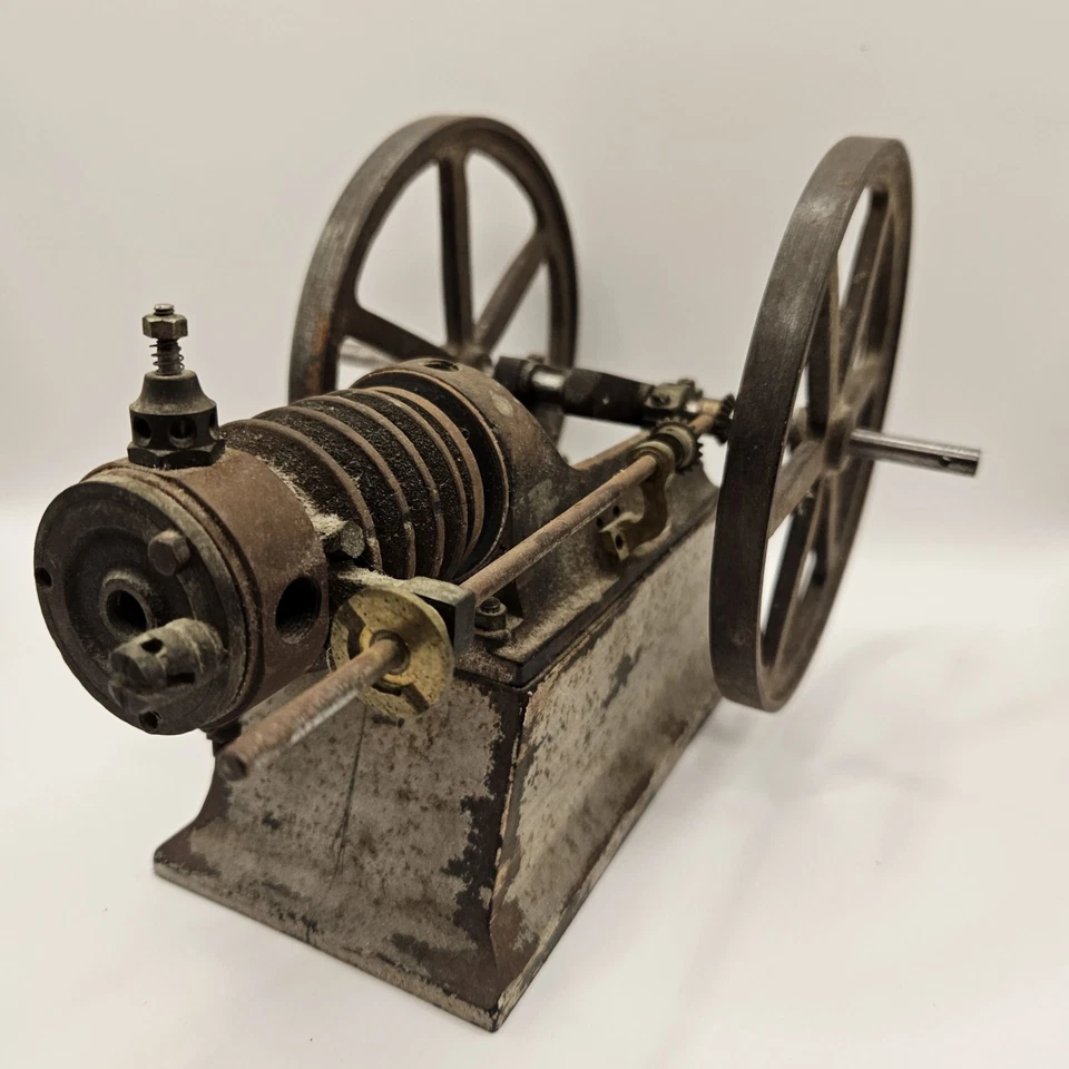 J. SCHOENNER STATIONÄR OFFENE KURBEL ATMOSPHÄRENGAS MODELLMOTOR - Bild 2 von 4