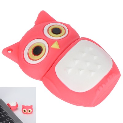 Cartoon U Disk Pi-nk Owl Appearance High Speed Bulk Storage Flash Drive Memor CB