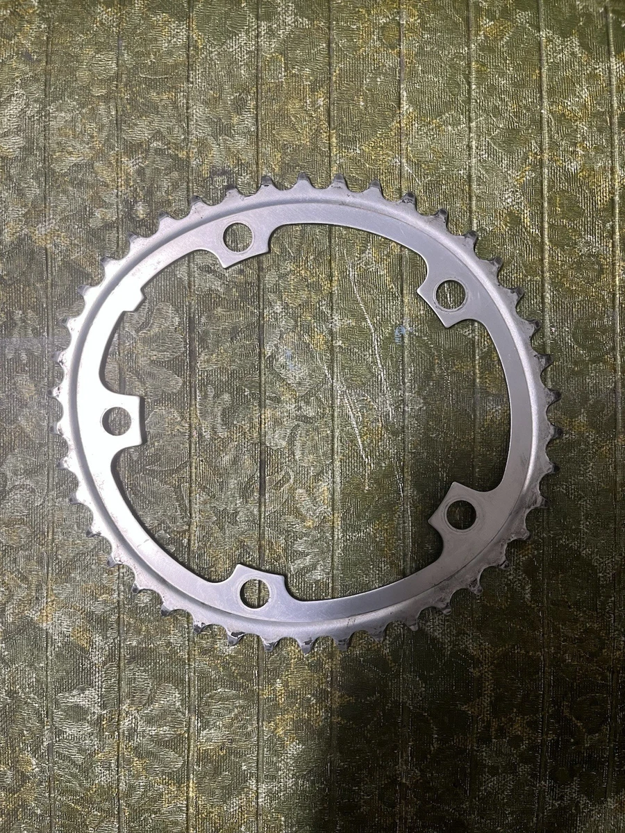 NOS Shimano BIOPACE-SG 42 Denti: Corona Vintage Per Guarnitura 130mm BCD (Alluminio Argento)