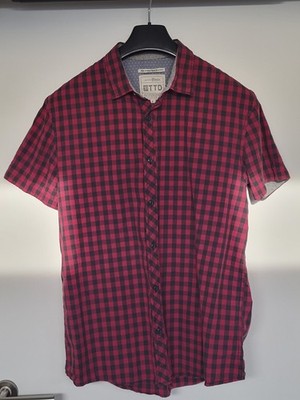 Tom Tailor Herren Hemd Kurzarm fitted Gr. L kariert