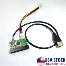 34pin Floppy Interface Driver Adapter Connector PCB Board 1.44MB USB Cable 3.5"