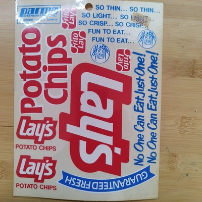 Parma 10605 Lay's Potato Chips RC stickers decals 1/10th scale vintage RC