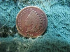 1861  U.S. Indian Head Cent  Early Indian Head One Cent Coin