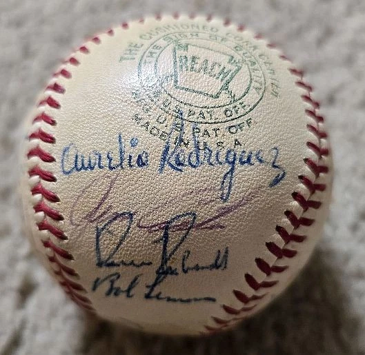 1967 California Angels Team Signed AUTO American League Joe Cronin Baseball  LOA - Image 3 of 4