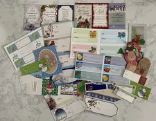 Lot of 47 Assorted Holiday Christmas Gift Tags