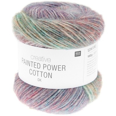 Wolle Kreativ! Rico - Creative Painted Power Cotton dk Fb. 5 deep ocean 100 g