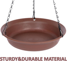 Hanging Bird Bath, Hanging Bird Water Feeder for Outdoors, Feeder Bowl, 2 Pac...
