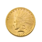 1910-D Indian Head $10 Gold Eagle United States Coin With Motto NR #C725-4