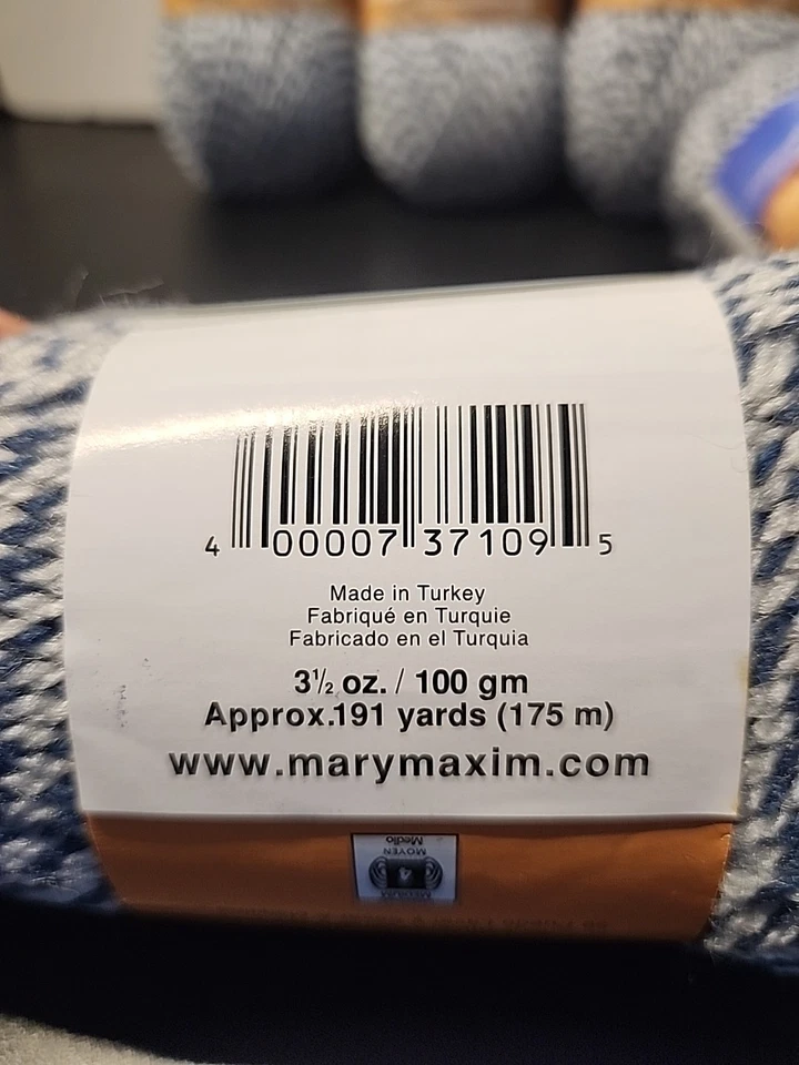 Mary Maxim 7 Skien Yarn Lot - Image 4 of 4