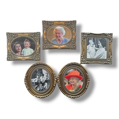 A Life In a Portrait Of Queen Elizabeth ll - UK Royal Family x5 Frame Coins