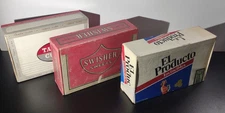 Vintage Cigar Boxes Cardboard Lot Of 3, Swisher Sweets, El Producto, Tampa Cubs