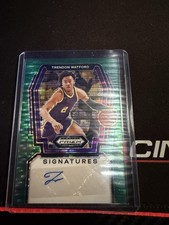2024 Prizm Draft Picks Collegiate Trendon Watford Green Pulsar Auto #/25