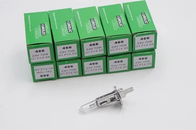 10 x Eurolec H1 466 24v 70w P14.5S Halogen Fog Headlight Headlamp Truck Bulb - Image 1 of 4