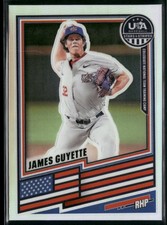 2026 Panini USA Baseball #58 James Guyette Base Prizms Silver